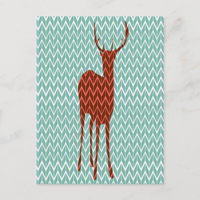 Waldhirsche Postkarte (Vorderseite)