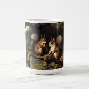 Waldhörnchen in einer Eiche Kaffeetasse