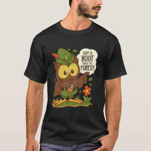 Waldhühner geben einen Hort über den Wald-Arbor-Ta T-Shirt