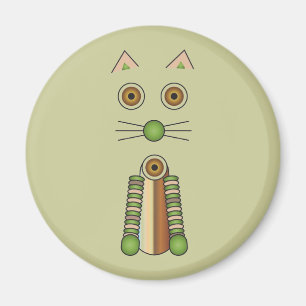 Waldkatze Magnet