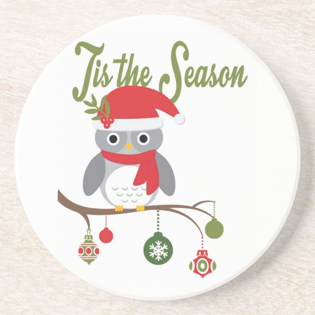 Waldkauz Untersetzer (Vorne)