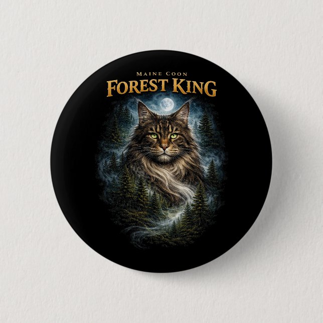 Waldkönig Button (Vorderseite)