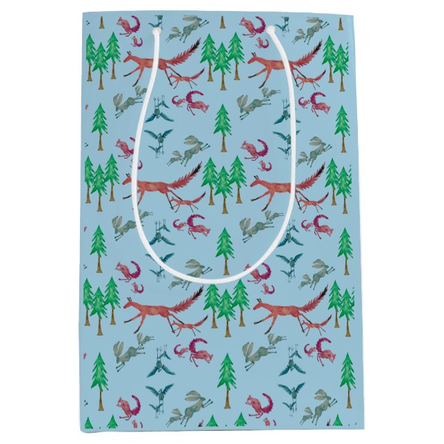Waldkreaturen Mittlere Geschenktüte (Vorderseite)