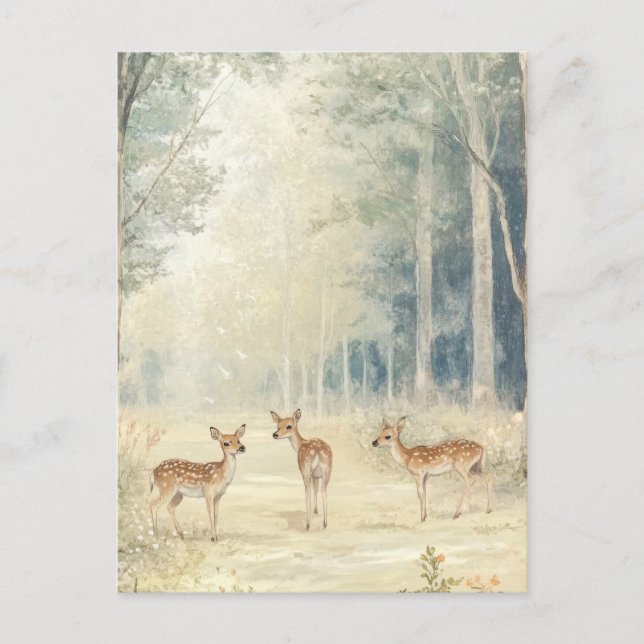 Waldkreaturen Postkarte (Vorderseite)