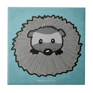 Waldkrester - Igel der besten Waldfreunde Fliese