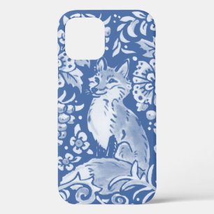 Waldland Blau und Weißfuchs Blumenleaf Denim Niedl Case-Mate iPhone Hülle