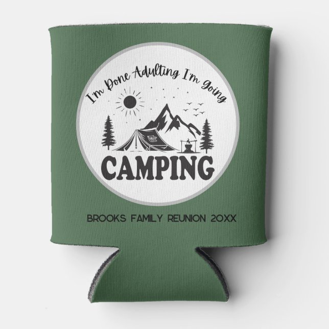 Waldland Camping Family Wiedersehen Dosenkühler (Vorderseite)