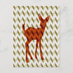 Waldland Fawn Postcard Postkarte