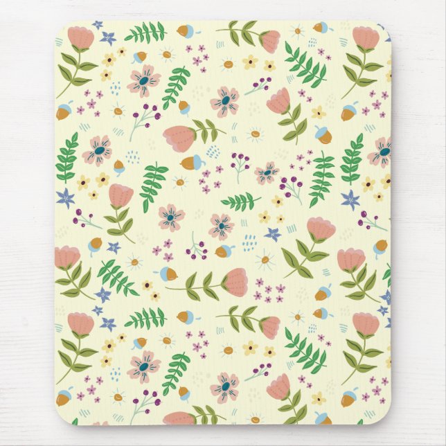 Waldland Floral Mousepad (Vorne)