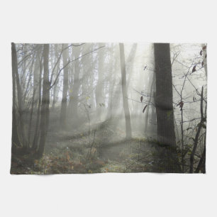 Waldland Morning Nebel Teetuch Geschirrtuch