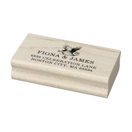 Waldland-Rücksendeadresse Gummistempel