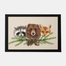 Waldland Wildlife Christmas Doormat Doormat Mat
