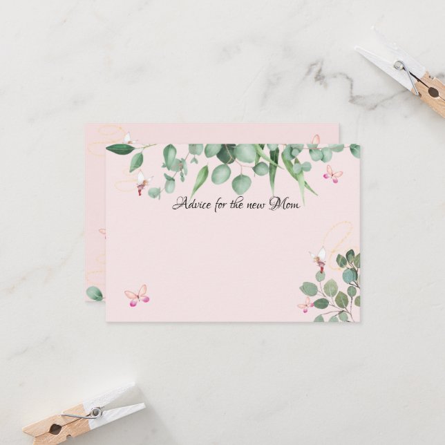 Waldlandratkarte Einladung (Vorderseite/Rückseite Beispiel)