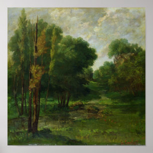 Waldlandschaft, 1864 poster