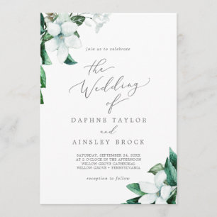 Waldlandschaft - Hochzeit von Einladung