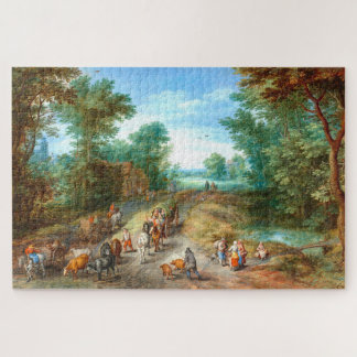 Waldlandschaft, Jan Brueghel Art Jigsaw Puzzle