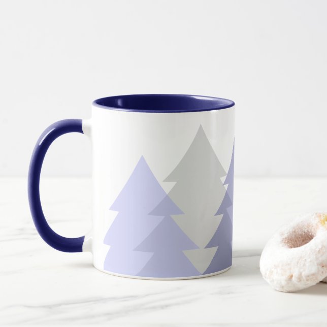 Waldlandschaft Kaffeetasse (Mit Donut)