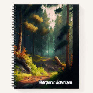 Waldlandschaft Notizbuch