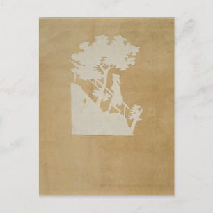 Waldlandschaft Postkarte