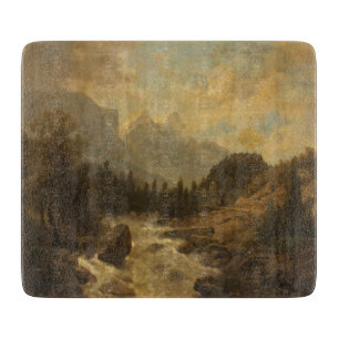 Waldlandschaft Szene (von Josef Kriehuber) Schneidebrett