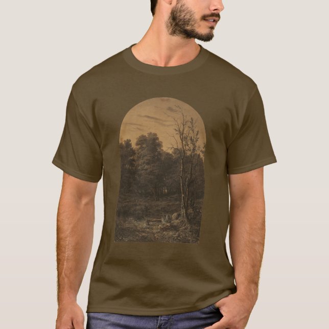 Waldlandschaft T-Shirt (Vorderseite)