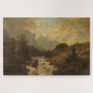 Waldlandschaftsszene (von Josef Kriehuber)