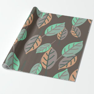 Waldlaub-Verpackungspapier Geschenkpapier