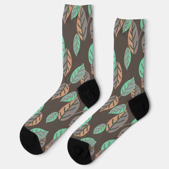 Waldlaubsocken Socken (Linkes Detail)