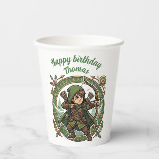 Waldläufer Bogenschütze Jäger Anime Chibi Gamer Ge Pappbecher