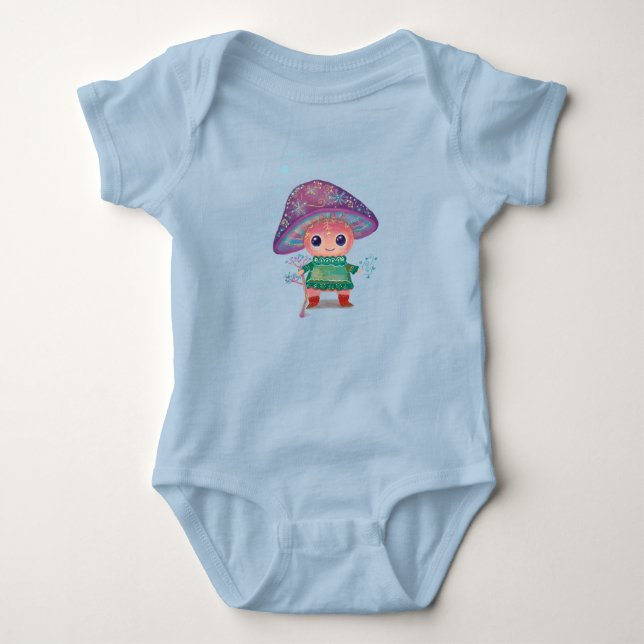 Waldmagie Baby Strampler (Vorderseite)