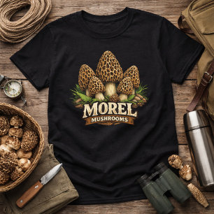 Waldmorchel-Pilze T-Shirt