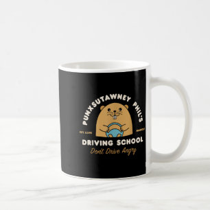 Waldmurmeltier-Fahrschule Lustige Männer Frauen Re Kaffeetasse
