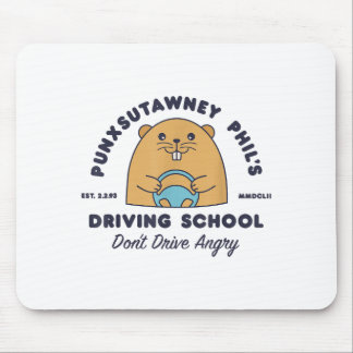 Waldmurmeltier-Fahrschule Lustige Männer Frauen Re Mousepad