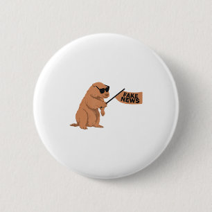 Waldmurmeltier Fake News Murmeltier Influencer Soc Button