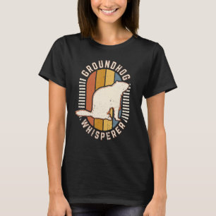 Waldmurmeltier-Flüsterer Vintage Klassiker Retro T T-Shirt