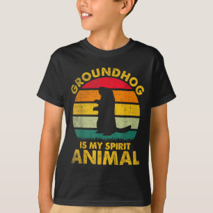 Waldmurmeltier ist mein Seelentier Lustiger Ground T-Shirt