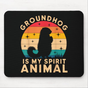 Waldmurmeltier ist mein spirituelles Tier Waldmurm Mousepad
