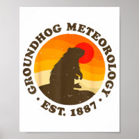 Waldmurmeltier-Meteorologie seit 1887 Männer Woodc