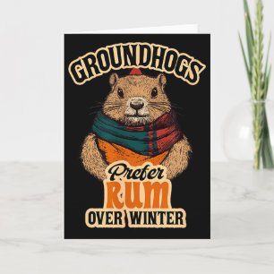 Waldmurmeltiere bevorzugen Rum gegenüber Winter Karte
