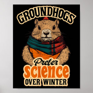 Waldmurmeltiere bevorzugen Wissenschaft gegenüber  Poster