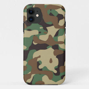 Waldmuster-Camouflage iPhone 5/5S Abdeckung 11 Hülle