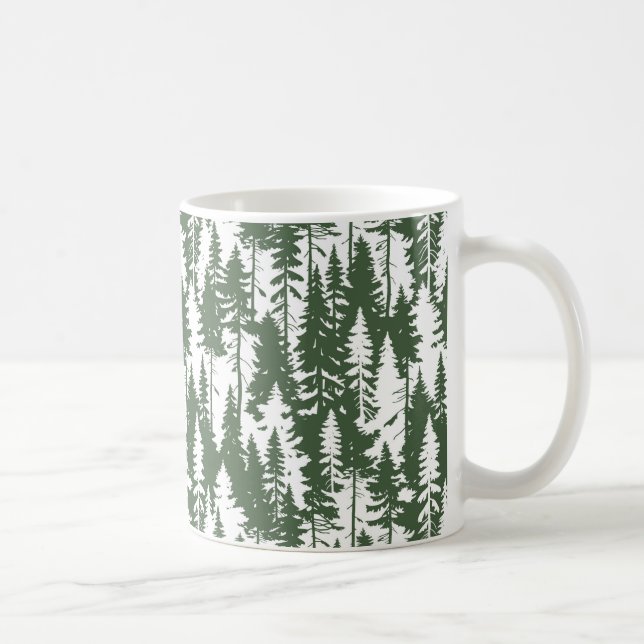 Waldmuster Kaffeetasse (Rechts)