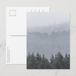 Waldnatur-Foto Postkarte