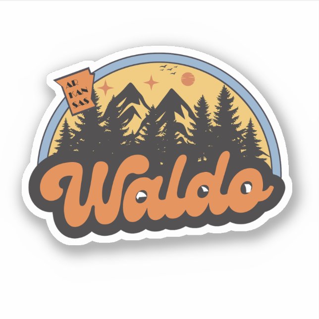 Waldo, Arkansas Sticker (Vorderseite)