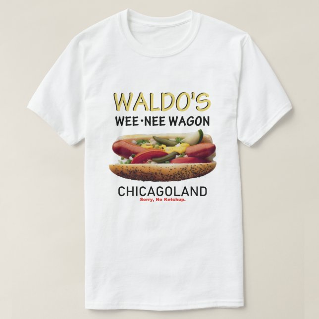 Waldo's Wee Nee Wagon, Chicagoland T-Shirt (Design vorne)