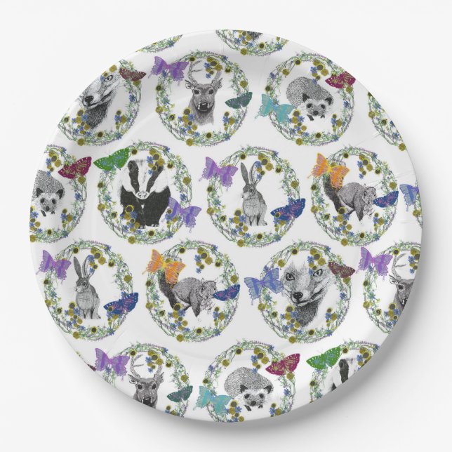 WaldParty Pappteller (Vorderseite)