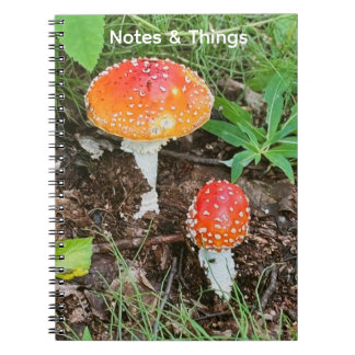 Waldpilze Notizbuch Notizblock
