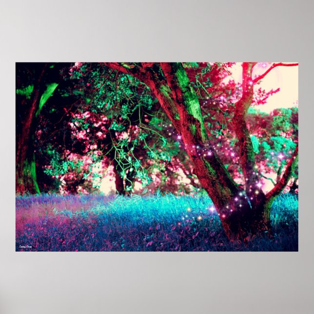 Waldposter - groß (33" x 22") poster (Vorne)