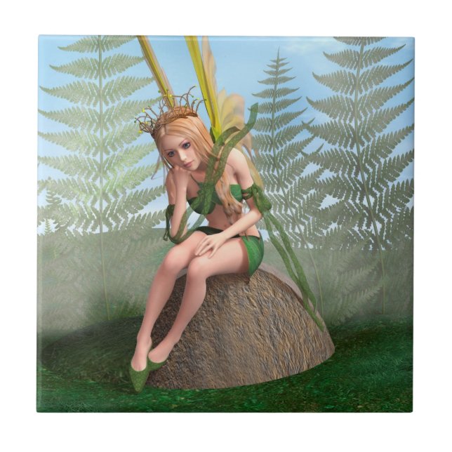 Waldprinzessin, Fairy Butterfly Fliese (Vorderseite)