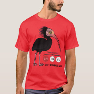 Waldrapp Kritisch gefährdeter Vogelfreund T-Shirt